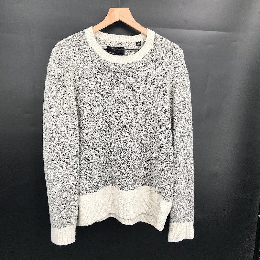 Allsaints shep crew jumper sweater marl knit soft cozy top oversized fit XXL Men